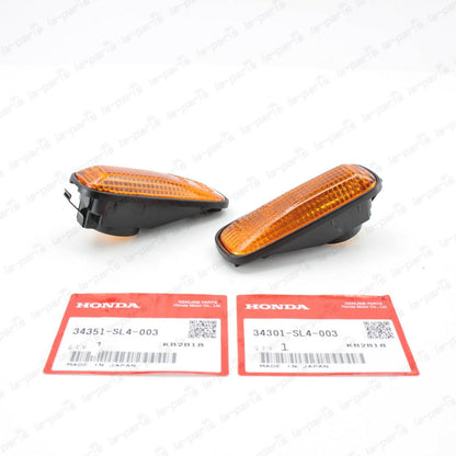 GENUINE HONDA CIVIC EK9 TYPE-R FRONT FENDER SIDE TURN MARKER LAMP LIGHT SET OF 2