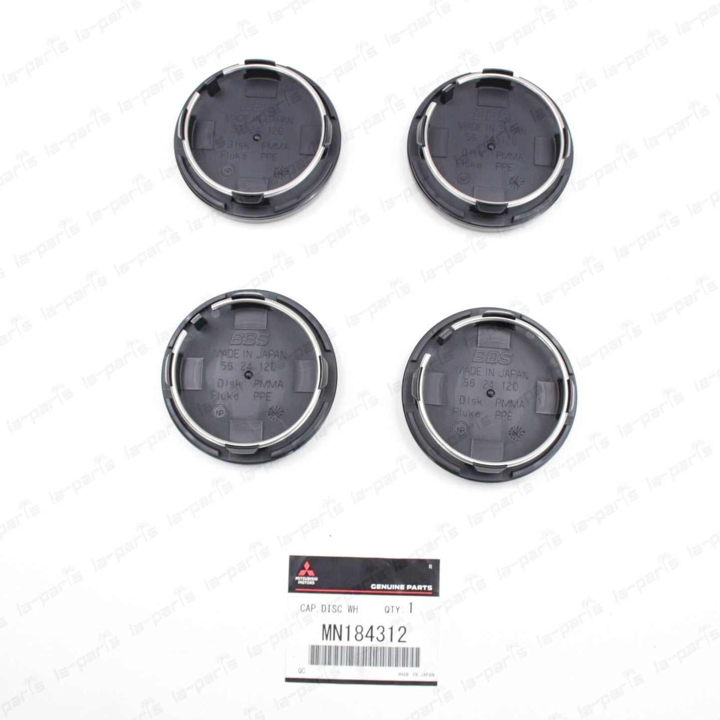 NEW GENUINE MITSUBISHI EVOLUTION EVO BBS WHEEL CENTER CAPS 70MM RX SET 4PCS