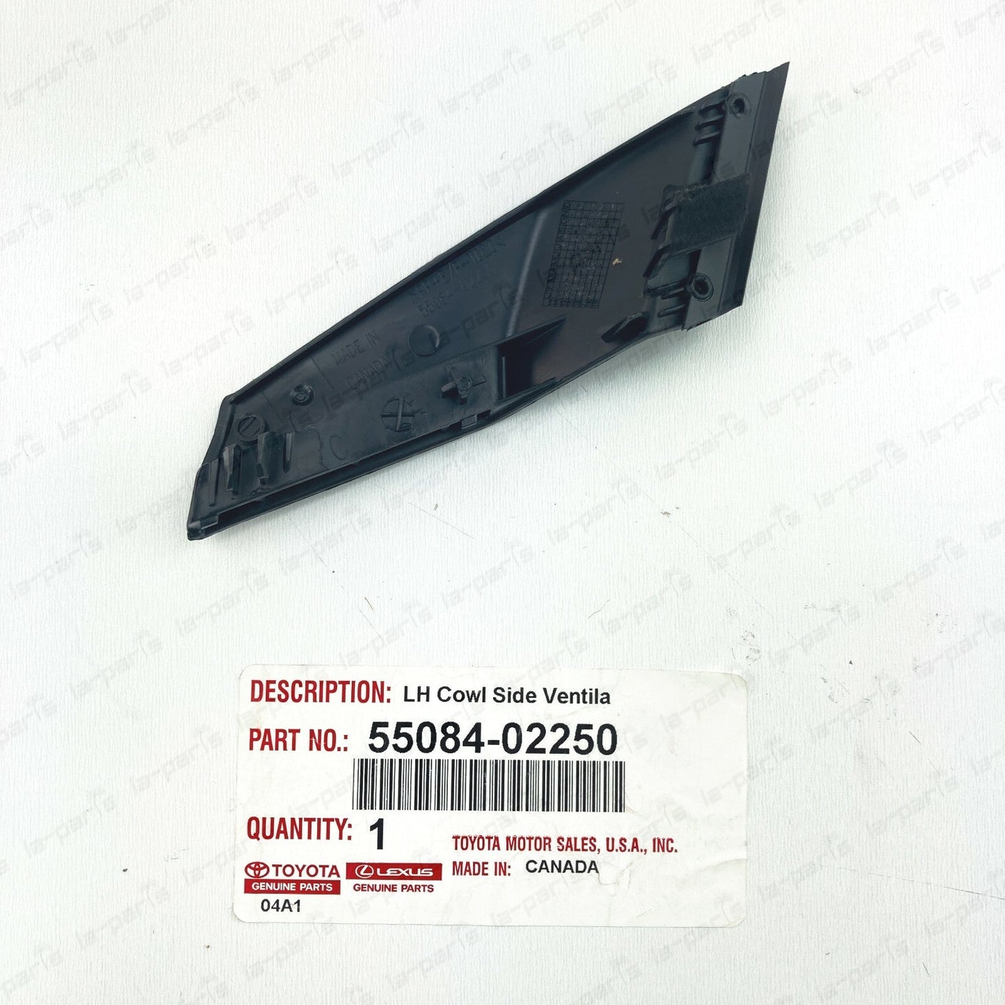 NEW GENUINE TOYOTA 14-19 COROLLA COWL SIDE COVER LH DRIVER SIDE 55084-02250