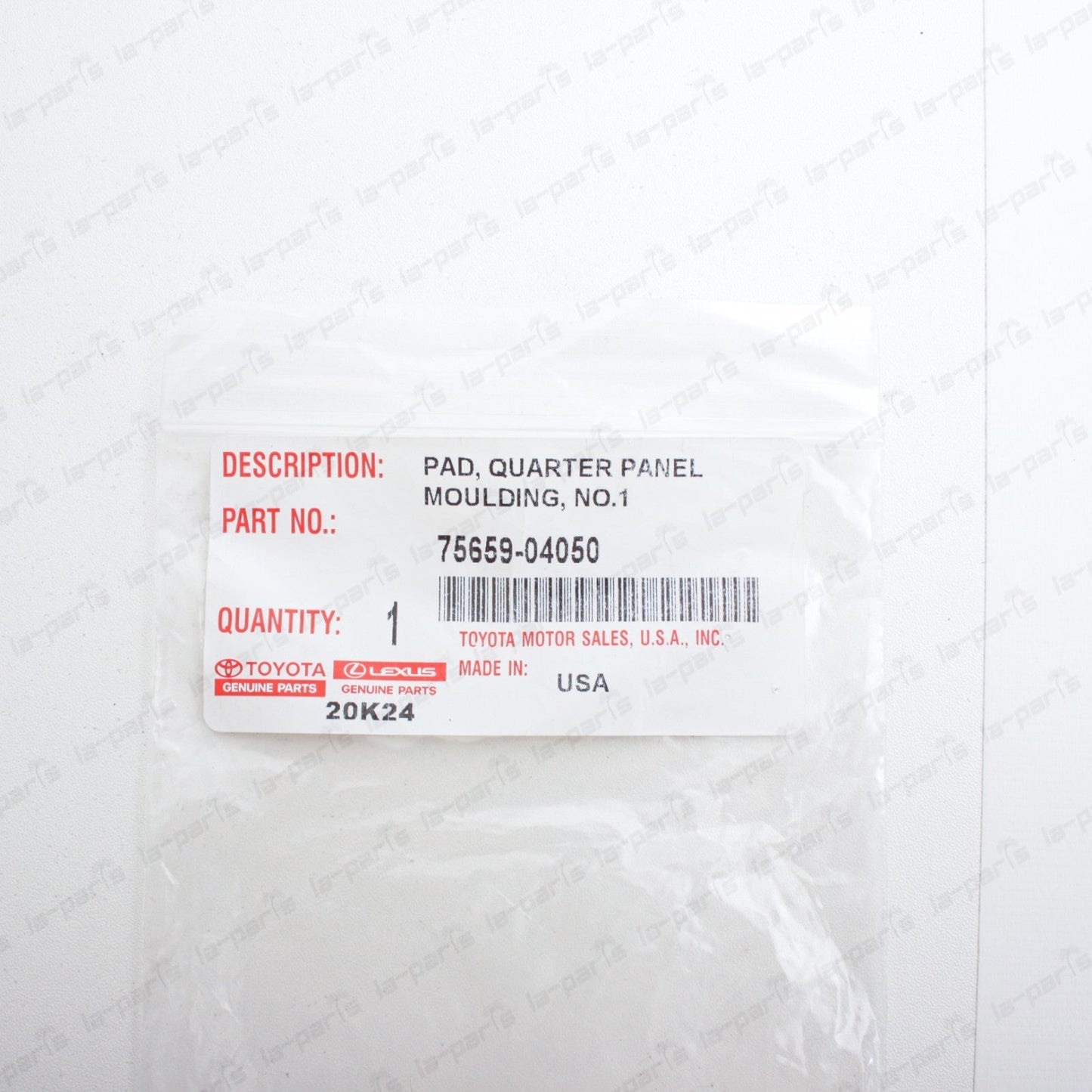 New Genuine Toyota 05-15 Tacoma Quarter Panel Flare Moulding Gasket 75659-04050
