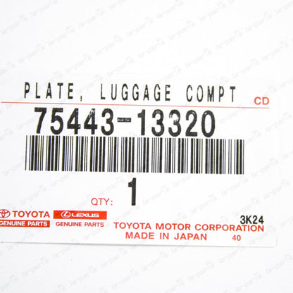 New Genuine OEM JDM Toyota Corolla Runx Alex Back Door Red Z Emblem 75443-13320