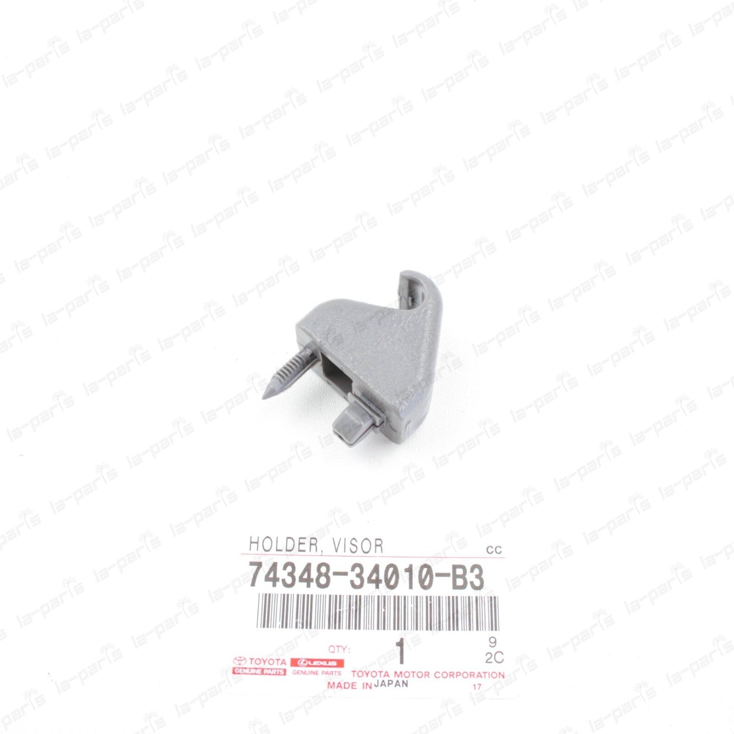 New Genuine for Toyota 4Runner Lexus GX470 Holder Visor STONE CLR 74348-34010-B3