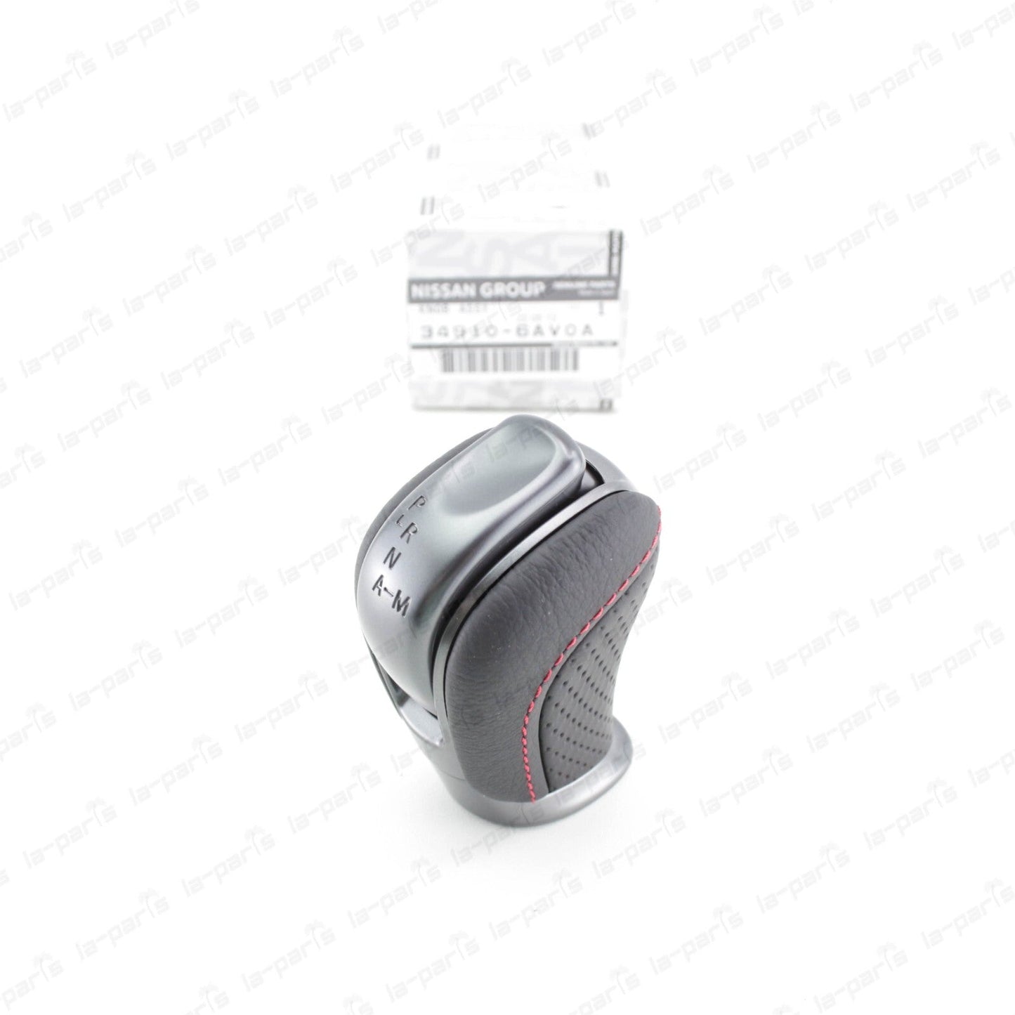 NISSAN GENUINE R35 GT-R GTR BLACK EDITION RED STITCH SHIFT KNOB 34910-6AV0A