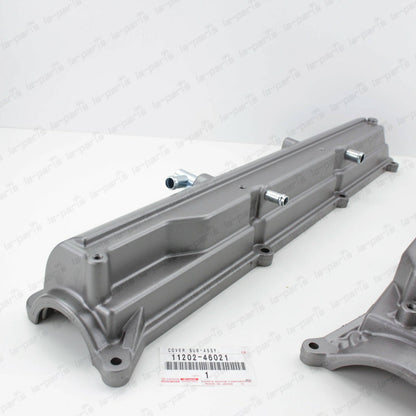 NEW GENUINE TOYOTA SUPRA MK4 JZA80 VVTI 2JZGTE TURBO VALVE COVERS SET 2PCS