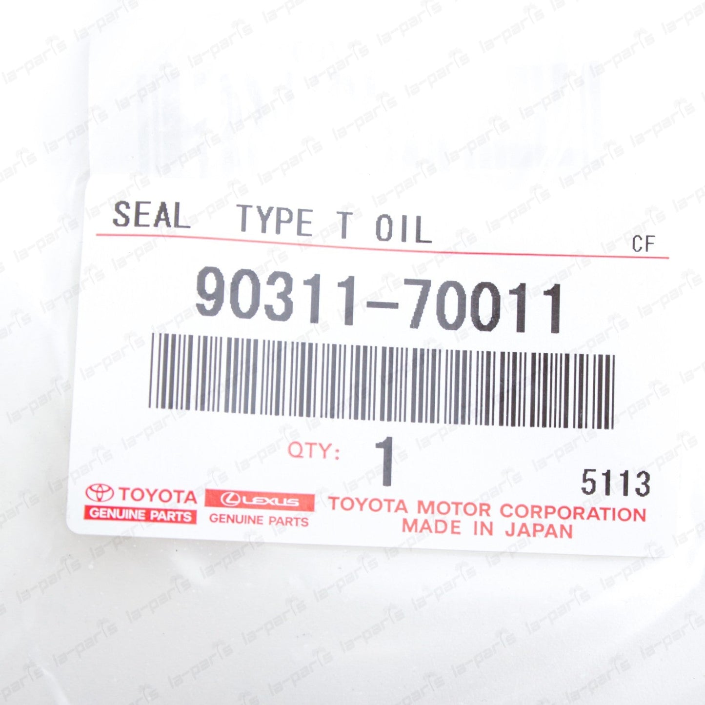 Genuine Toyota Land Cruiser UZJ100 LX470 Front Bearing Axle Hub Seal 90311-70011