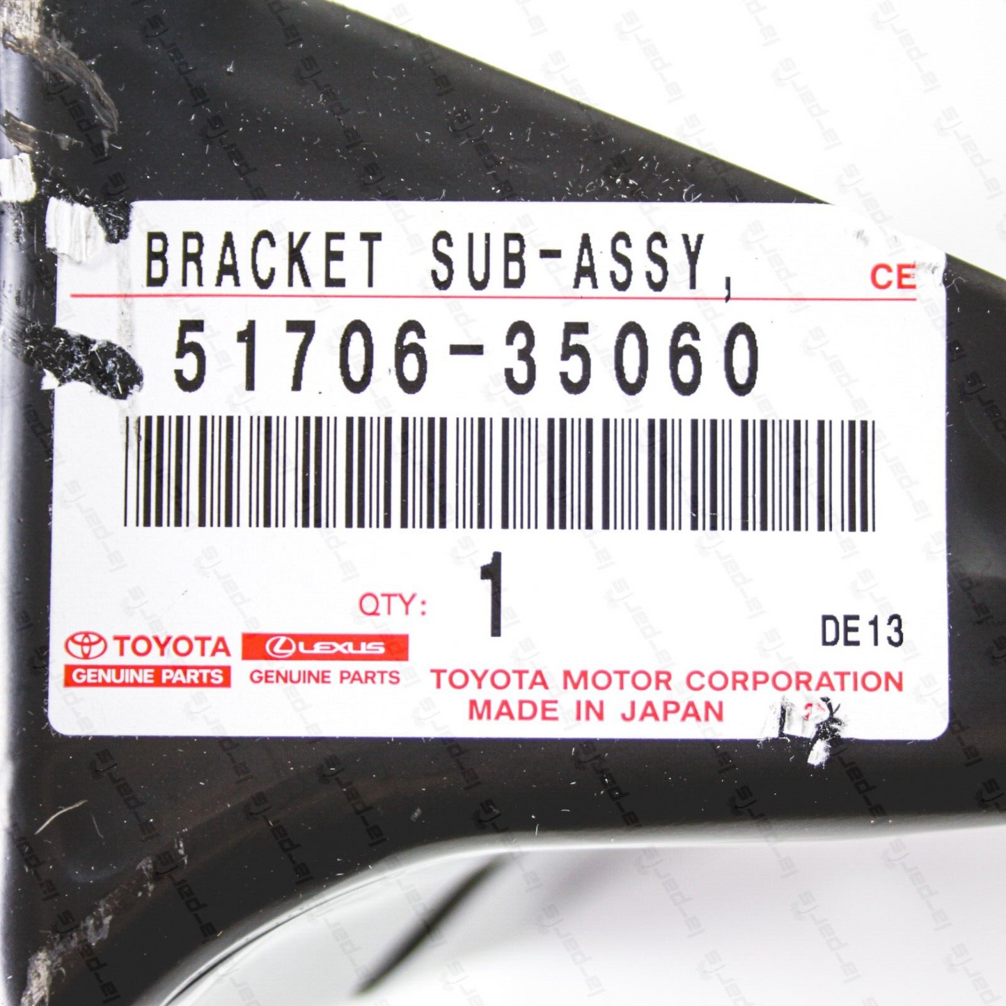 New Genuine Toyota 03-23 4Runner FJ Driver Side Frame Rear End Mounting Bracket