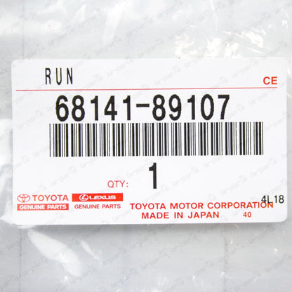 Genuine Toyota 84-89 4Runner Pickup Front Door Without Vent Glass Run Channel