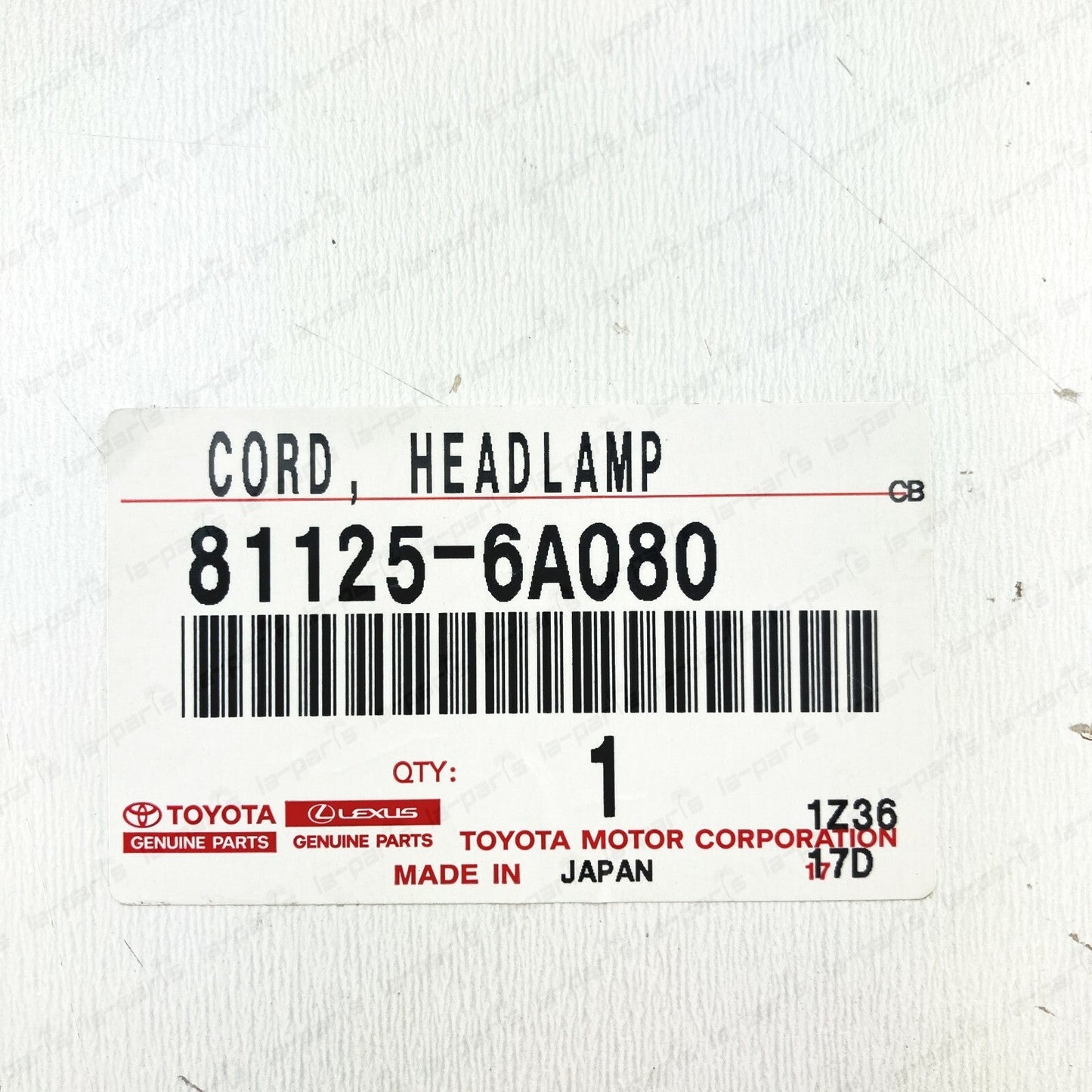 NEW GENUINE LEXUS 98-07 LX470  HEADLIGHT LAMP WIRE HARNESS CORD 811256A080