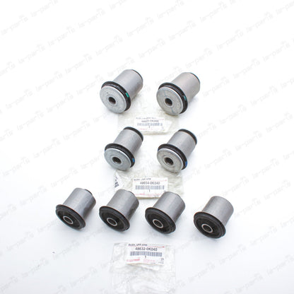 New Genuine OEM Toyota Hilux Fortuner Front Control Arms Bushings SET OF 8