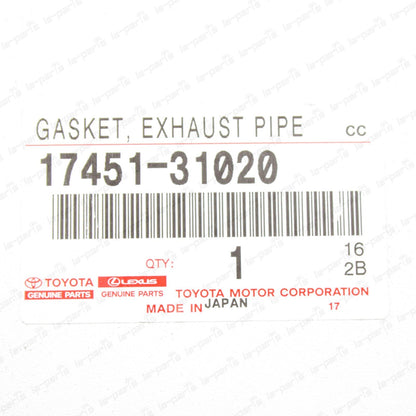 New Genuine Toyota 10-21 4Runner FJ Cruiser Exhaust Pipe Gasket 17451-31020