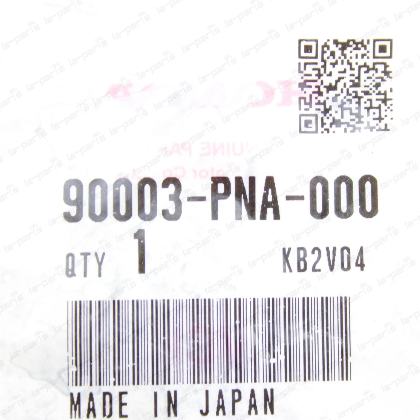 New Genuine Honda K Series Timing Guide Honda Tensioner Pivot Bolt 90003-PNA-000