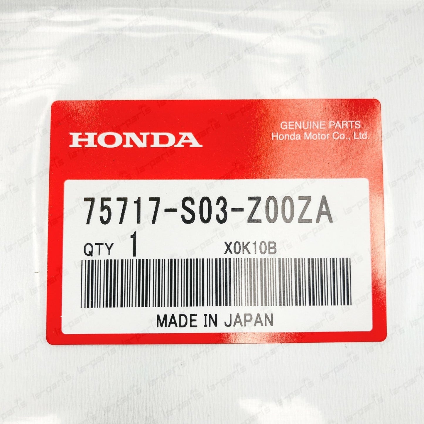 GENUINE FOR HONDA CIVIC EK9 TYPE-R BACK DOOR DECAL STICKER 75717-S03-Z00ZA
