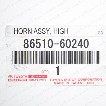 New Genuine OEM Toyota 03-09 4Runner FJ GX470 LX470 High Pitch Horn 86510-60240