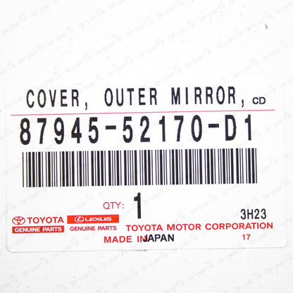 New Genuine Toyota 12-19 Prius "C" Driver Mirror Cover Super Red 87945-52170-D1