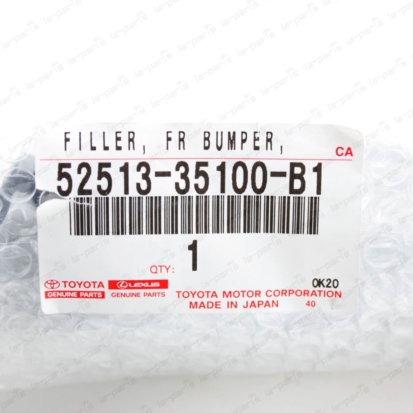 New Genuine for Toyota 2007-2014 FJ Cruiser Gray Front Bumper Filler RH & LH