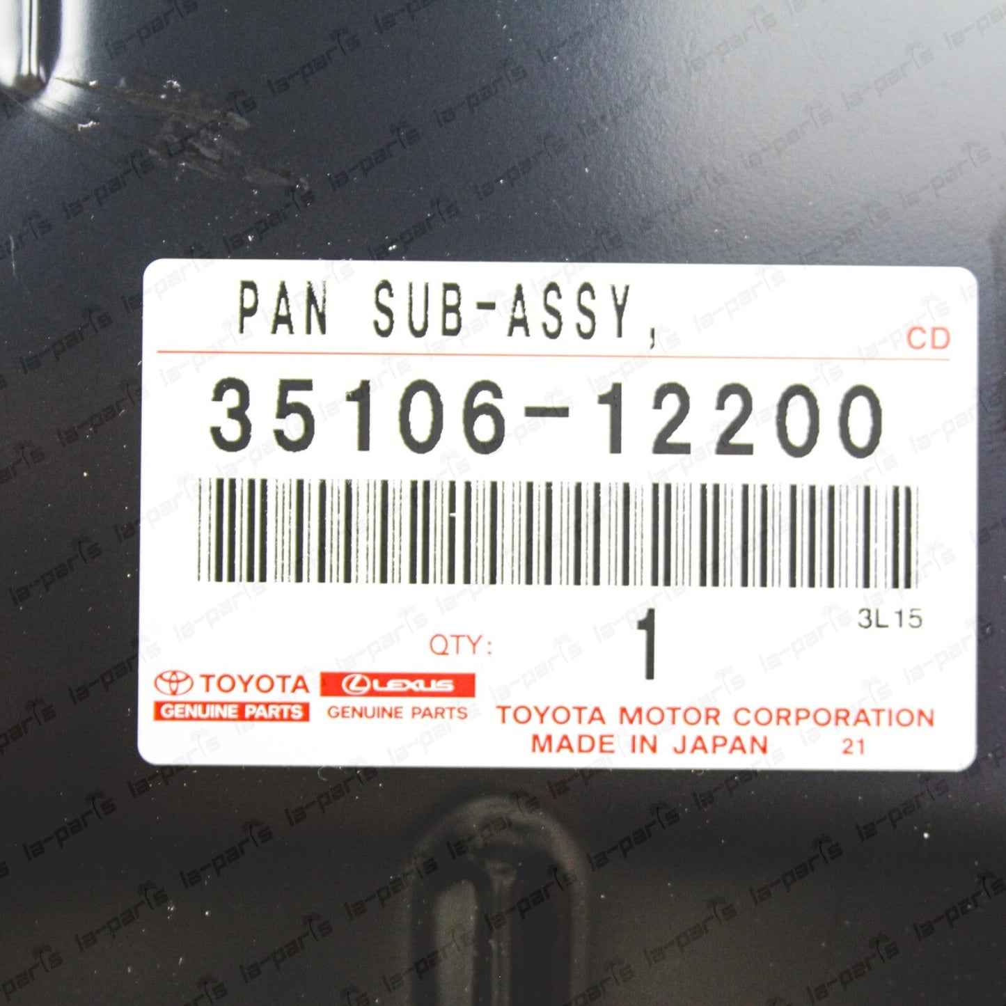 New Genuine OEM Toyota 14-22 Corolla Scion iM Transmission Oil Pan 35106-12200