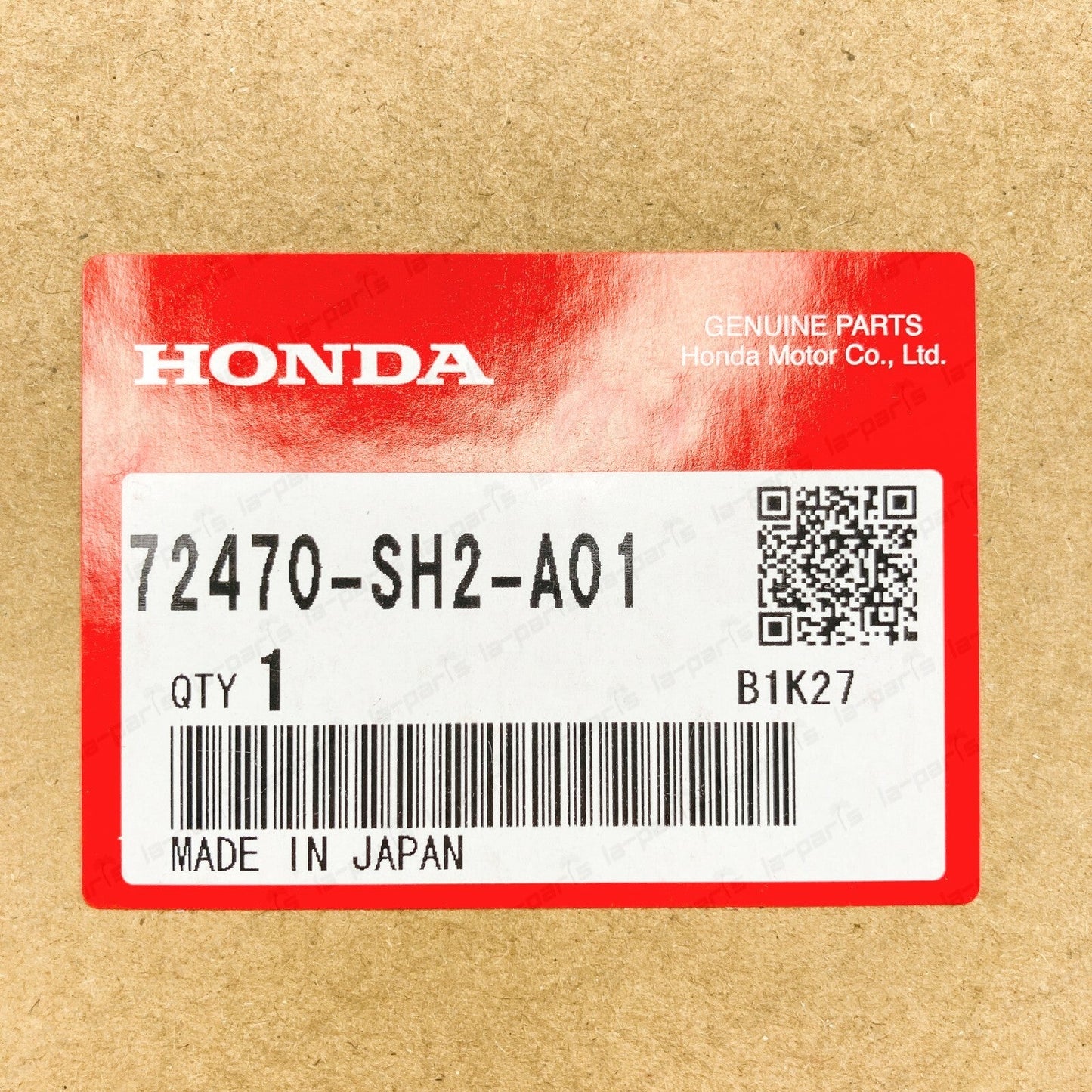 GENUINE HONDA 89-91 CRX B PILLAR TRIM LEFT DRIVER SIDE 72470-SH2-A01