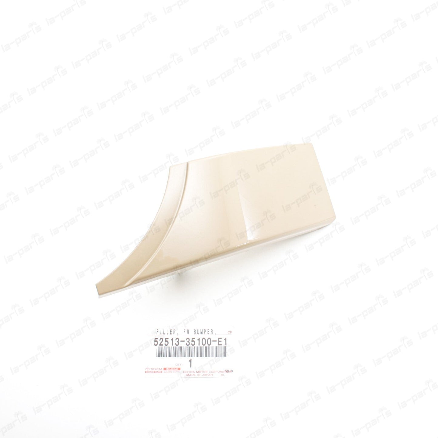 Genuine Toyota 10-14 FJ Cruiser Beige Front Driver Bumper Filler 52513-35100-E1