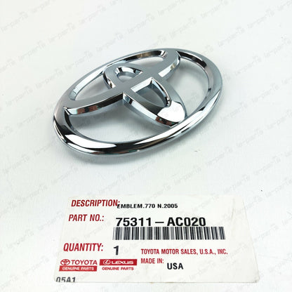 NEW GENUINE TOYOTA 2005 2006 2007 AVALON FRONT GRILLE EMBLEM  75311-AC020