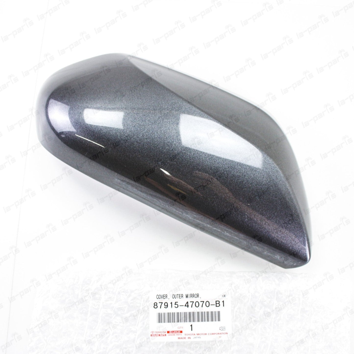 New Genuine Toyota 16-21 Prius Passenger Mirror Cover Grey 1G3 87915-47070-B1