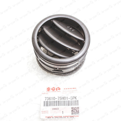 New Genuine OEM Suzuki Jimny Black Side Louver Vent 73610-75H01-5PK