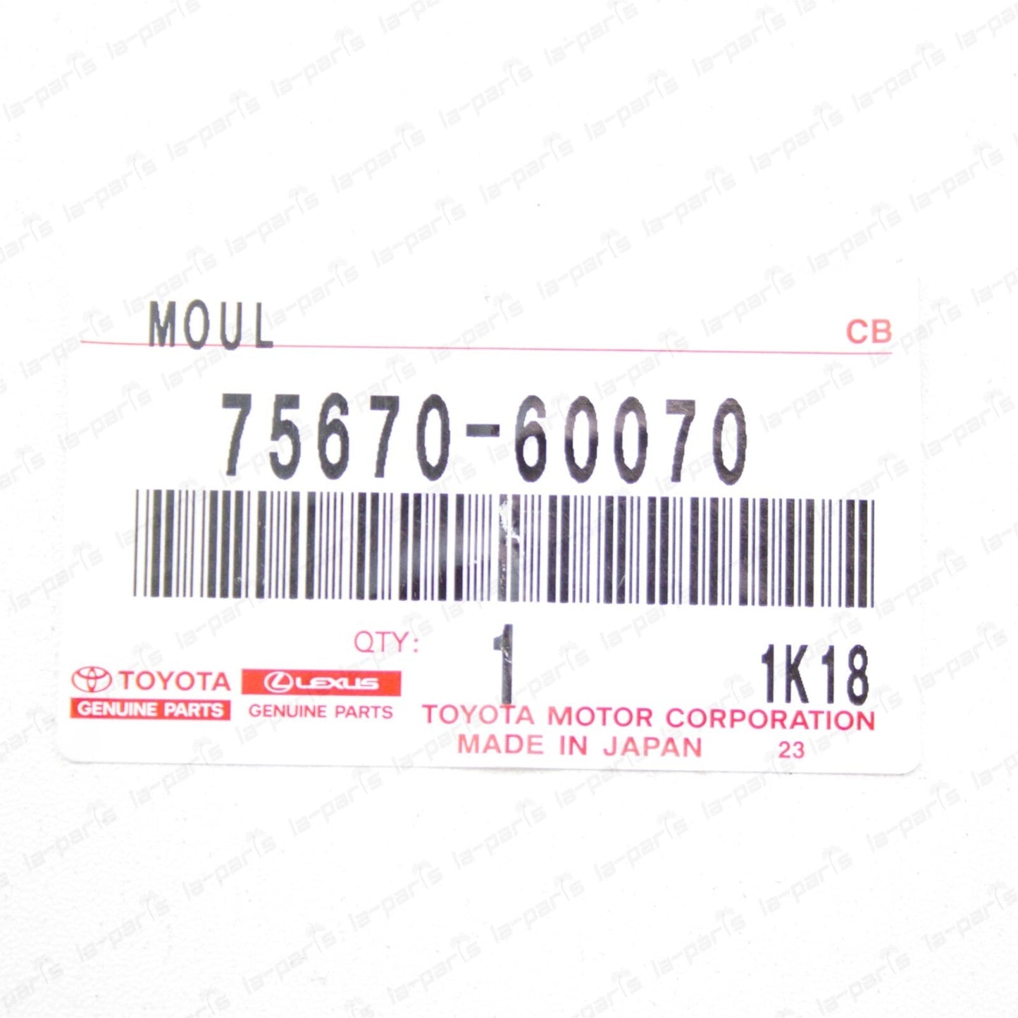 GENUINE LEXUS GX470 03-09 TOYOTA LC PRADO 120 REAR QUARTER BELT MOULDINGS PAIR