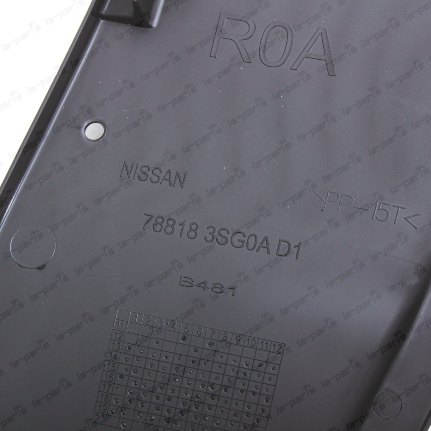Genuine Nissan 2013-2019 Sentra Rear Bumper Passenger Closing Plate 78818-3SG0A