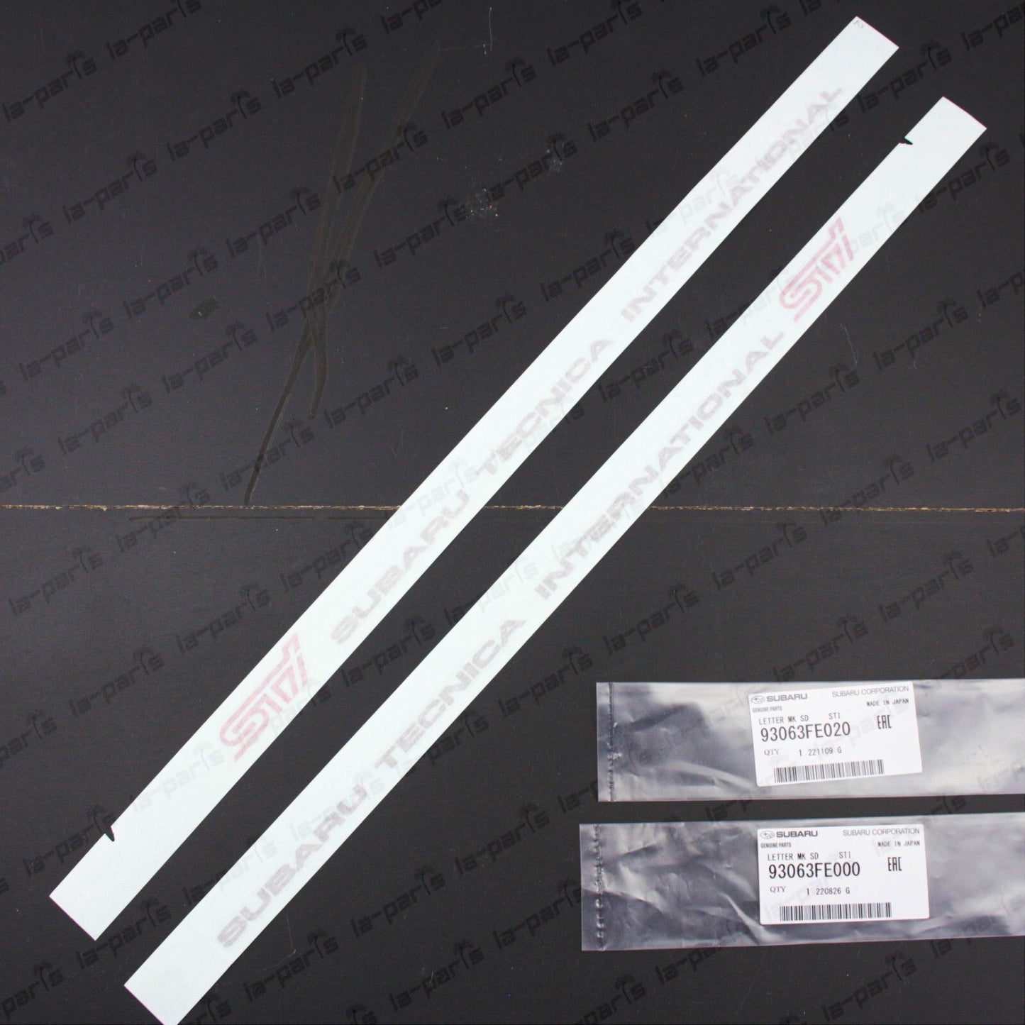 New Genuine Subaru 2004 Impreza WRX STi GDB Side Front Door STi Decals Stickers