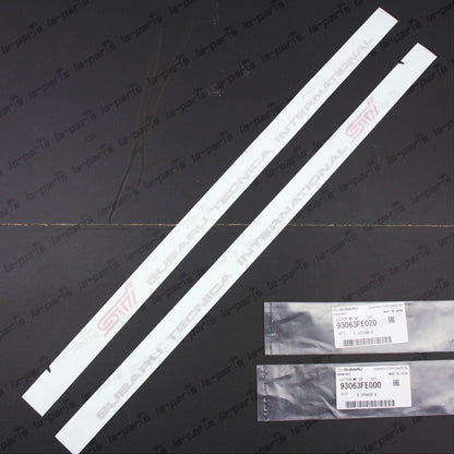 New Genuine Subaru 2004 Impreza WRX STi GDB Side Front Door STi Decals Stickers