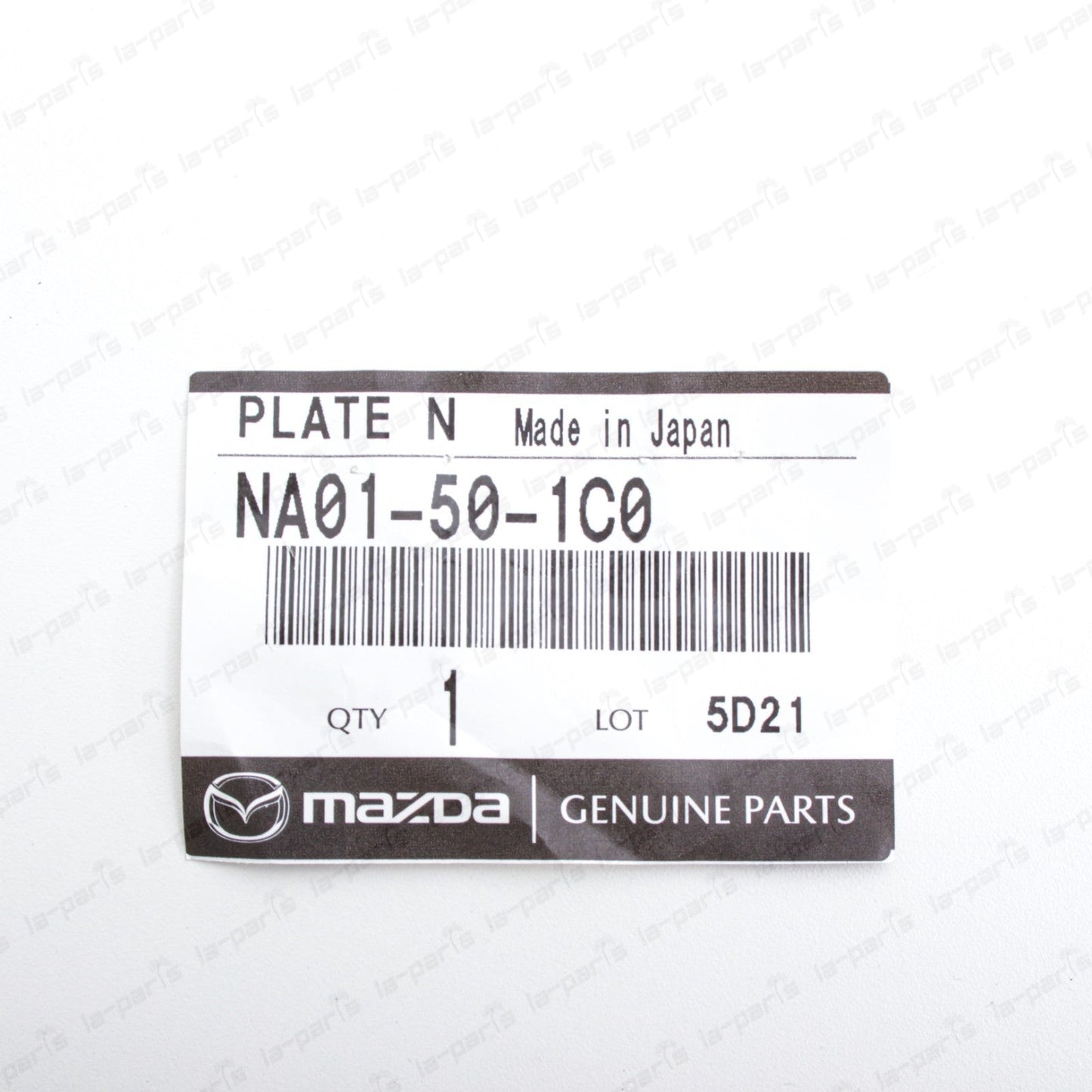 New Genuine Mazda 90-97 Miata Front Bumper Driver Mounting Plate NA01-50-1C0