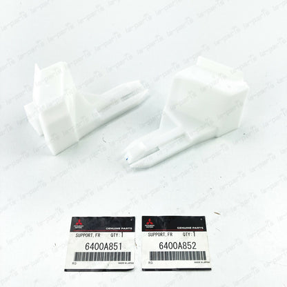 NEW GENUINE MITSUBISHI LANCER FRONT BUMPER RETAINERS SET OF 2 6400A852 6400A851
