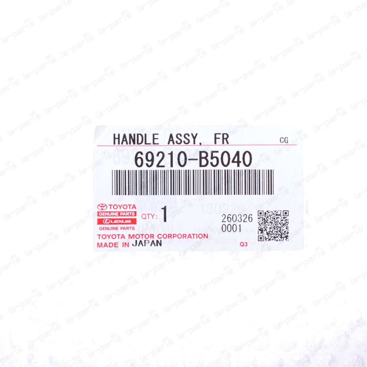 New Genuine OEM Toyota Daihatsu Front Right RH Door Outside Handle 69210-B5040