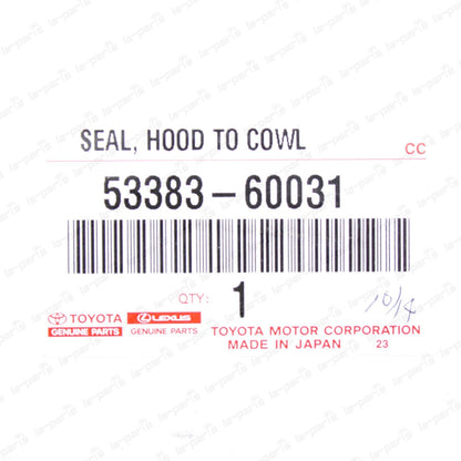 New Genuine Toyota 98-07 LC100 Lexus LX470 Hood To Cowl Top Seal 53383-60031