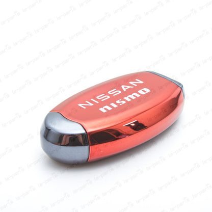 New Genune Nissan NISMO Intelligent Key Case Full Cover Chrome Red KWA10-60N10