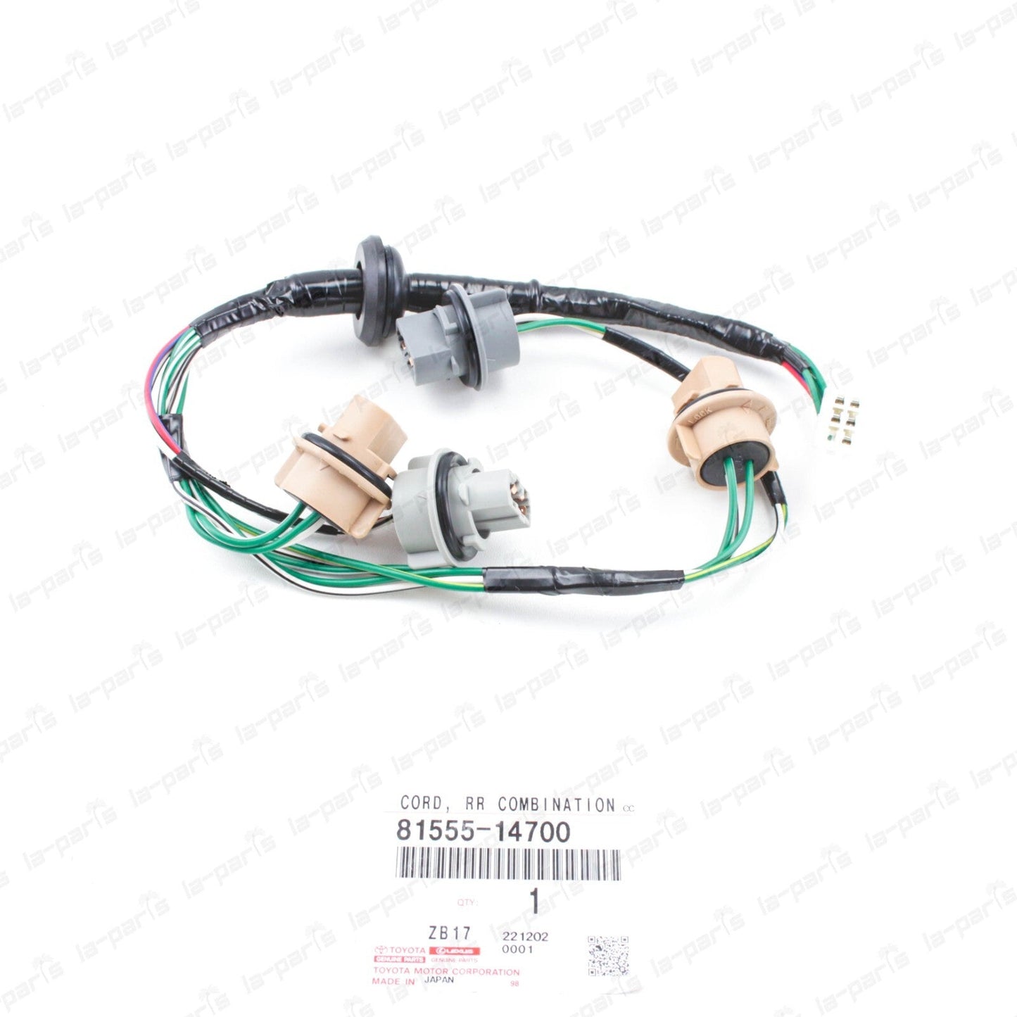 New Genuine Toyota Supra 97-98 JZA80 MK4 Tail Light Harness 81555-14700 Set of 2