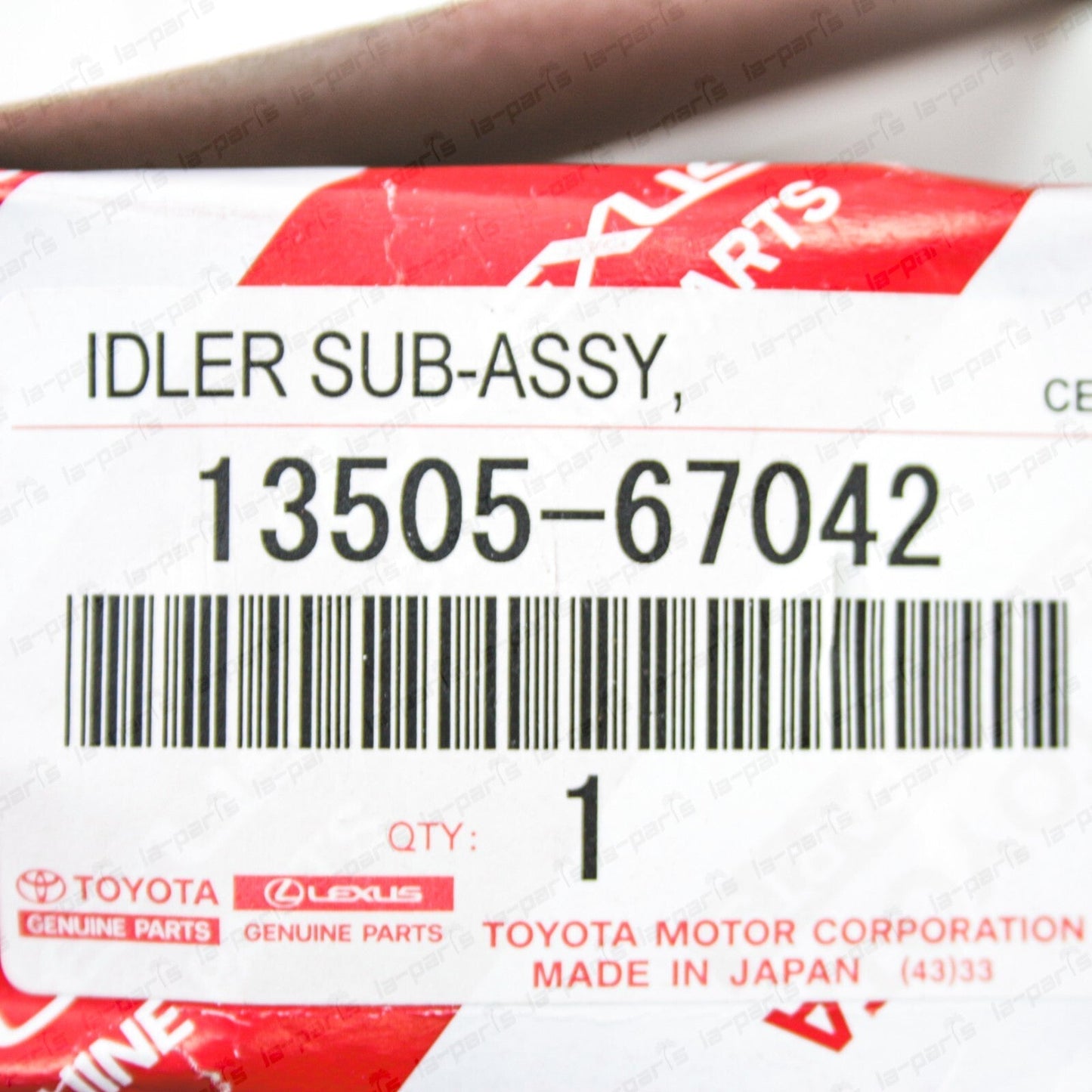 New Genuine OEM Toyota 1KDFTV Timing Belt Idler Sub-Assy No.1 13505-67042