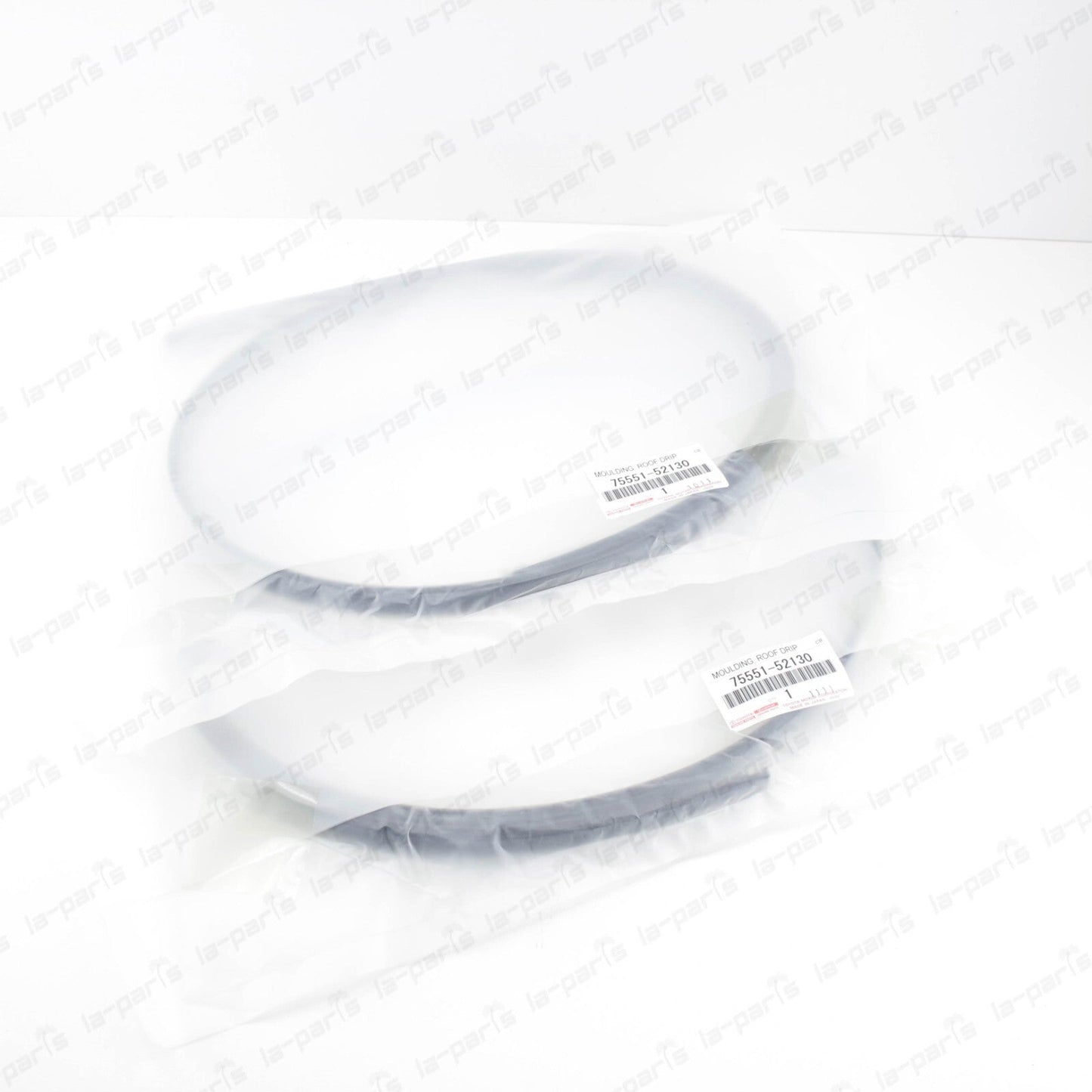 NEW GENUINE  TOYOTA 07-11 YARIS HATCH ROOF DRIP SIDE FINISH MOULDING SET OF 2