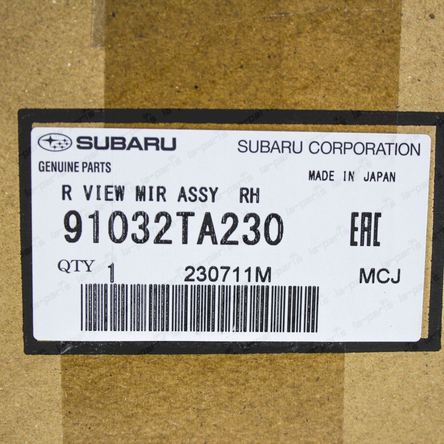 New Genuine Subaru Sambar KS3 KS4 Dias KV3 KV4 Kei truck Right Side View Mirror