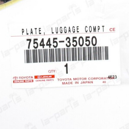 New Genuine Toyota 03-09 4RUNNER Tailgate Rear CHROME Emblem 75445-35050