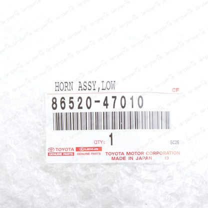 Genuine Toyota Corolla Prius V Highlander Scion tC xB Low Note Horn 86520-47010