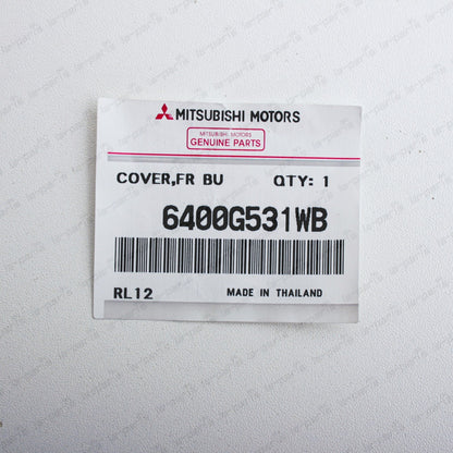 New Genuine OEM Mitsubishi 17-20 Mirage Front Bumper Tow Eye Hook Cap 6400G531WB