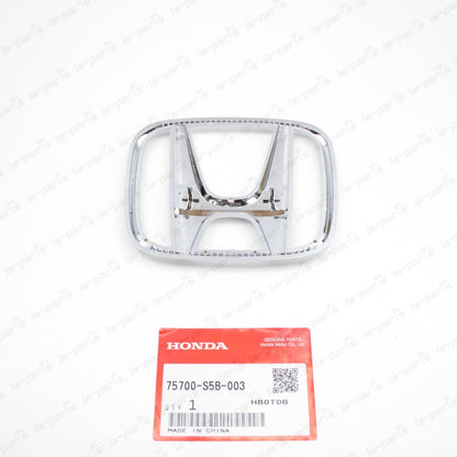 GENUINE HONDA 03- 08 CIVIC 4DR SEDAN ELEMENT FRONT GRILLE EMBLEM 75700-S5B-003