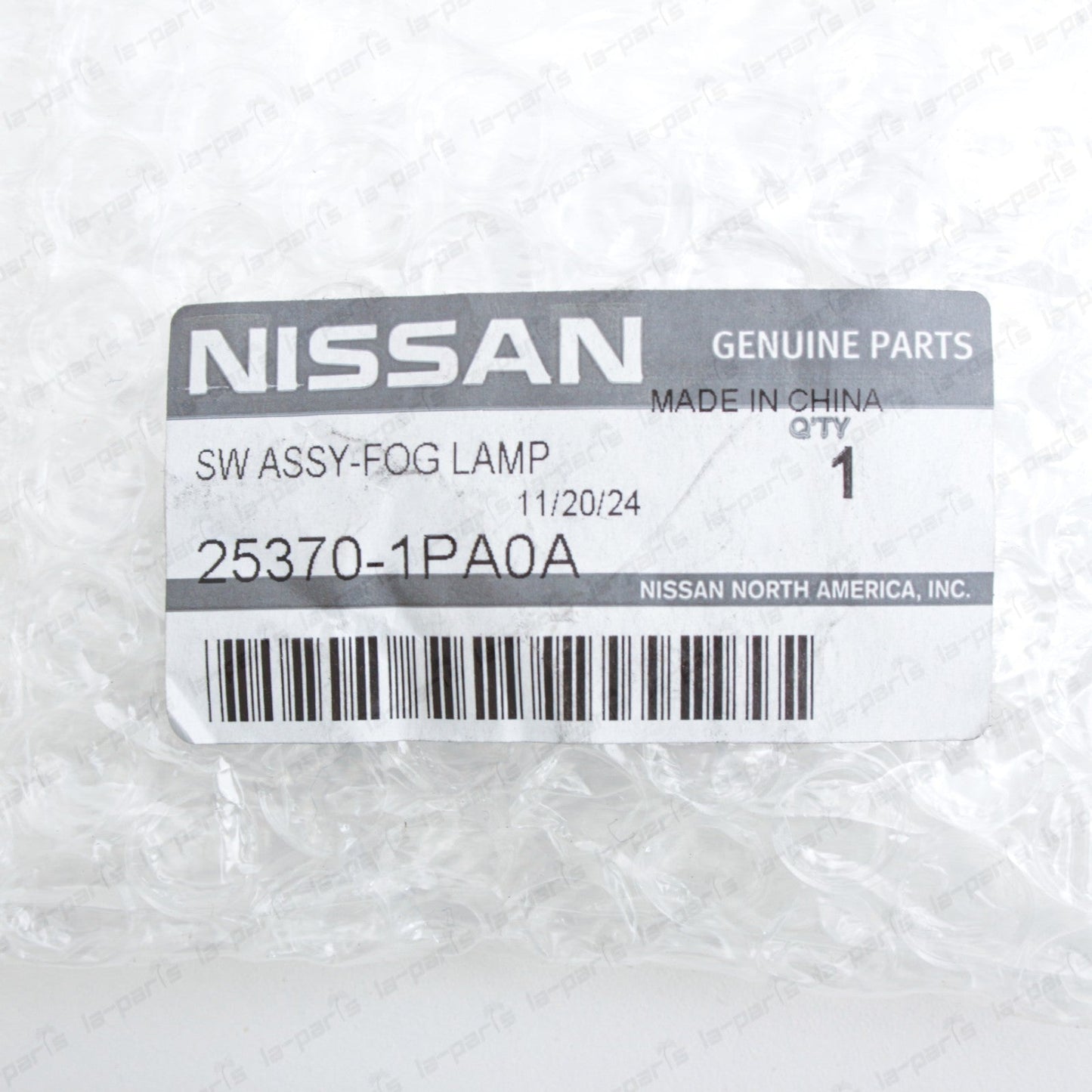New Genuine OEM Nissan 2012-2021 NV 2016-2024 Titan Fog Lamp Switch 25370-1PA0A