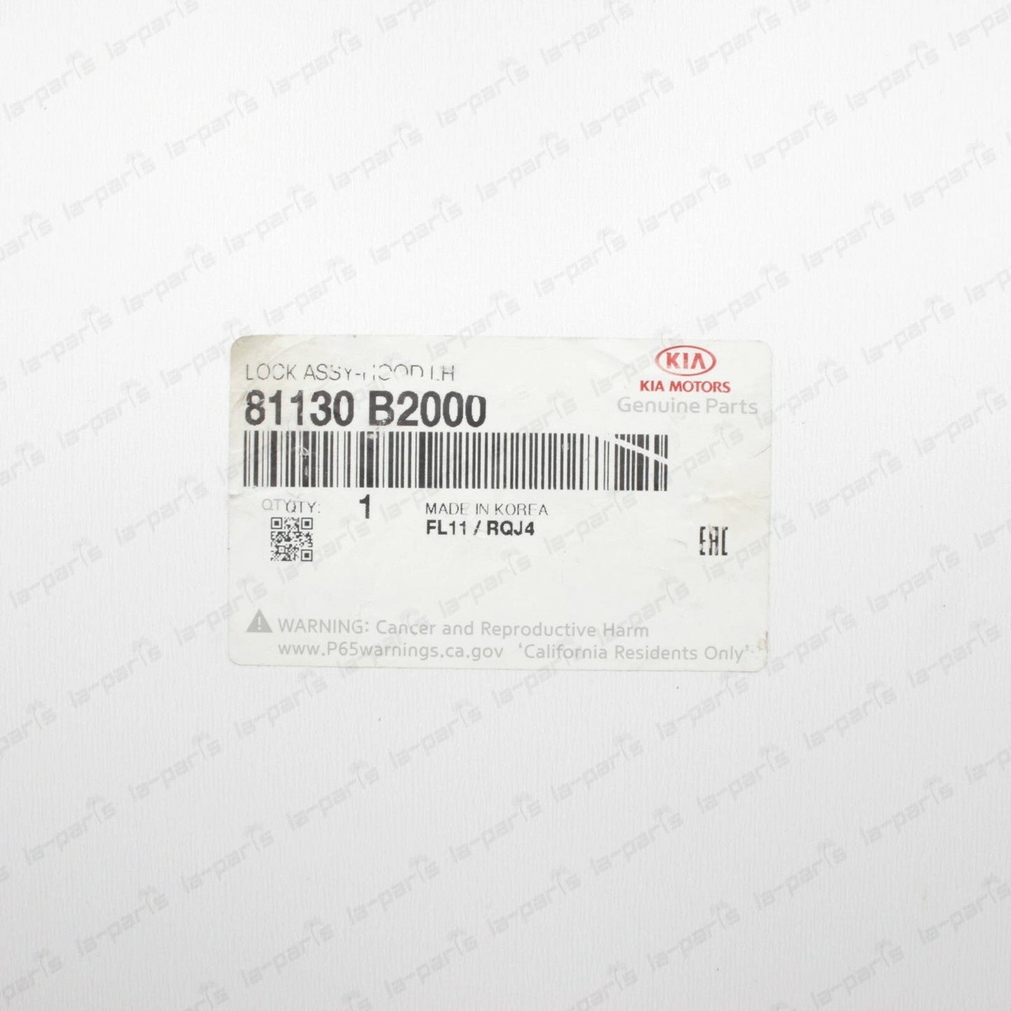 NEW GENUINE OEM KIA 2014-2019 Soul Hood Lock Latch 81130-B2000