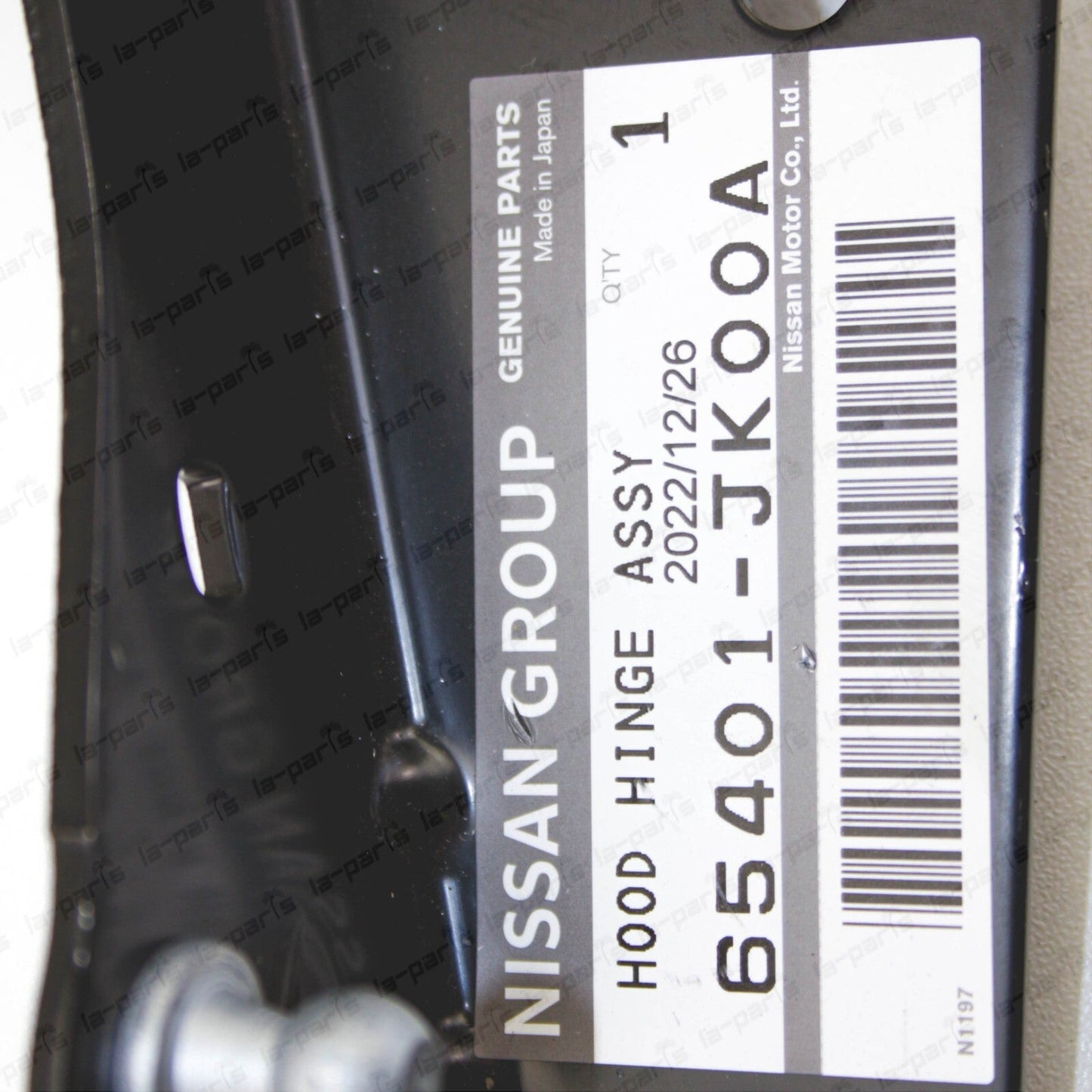 New Genuine Nissan Infiniti G37 Sedan Q40 Hood Hinge 65400JK00A 65401JK00A Pair