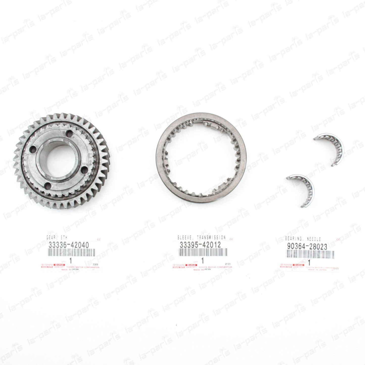 NEW GENUINE TOYOTA RAV4 MANUAL 5TH GEAR REPAIR KIT 40 TEETH 3PC KIT 33336-42040
