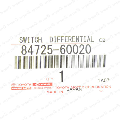 NEW GENUINE FOR TOYOTA LC LEXUS LX450 DIFFERENTIAL LOCK SWITCH 84725-60020