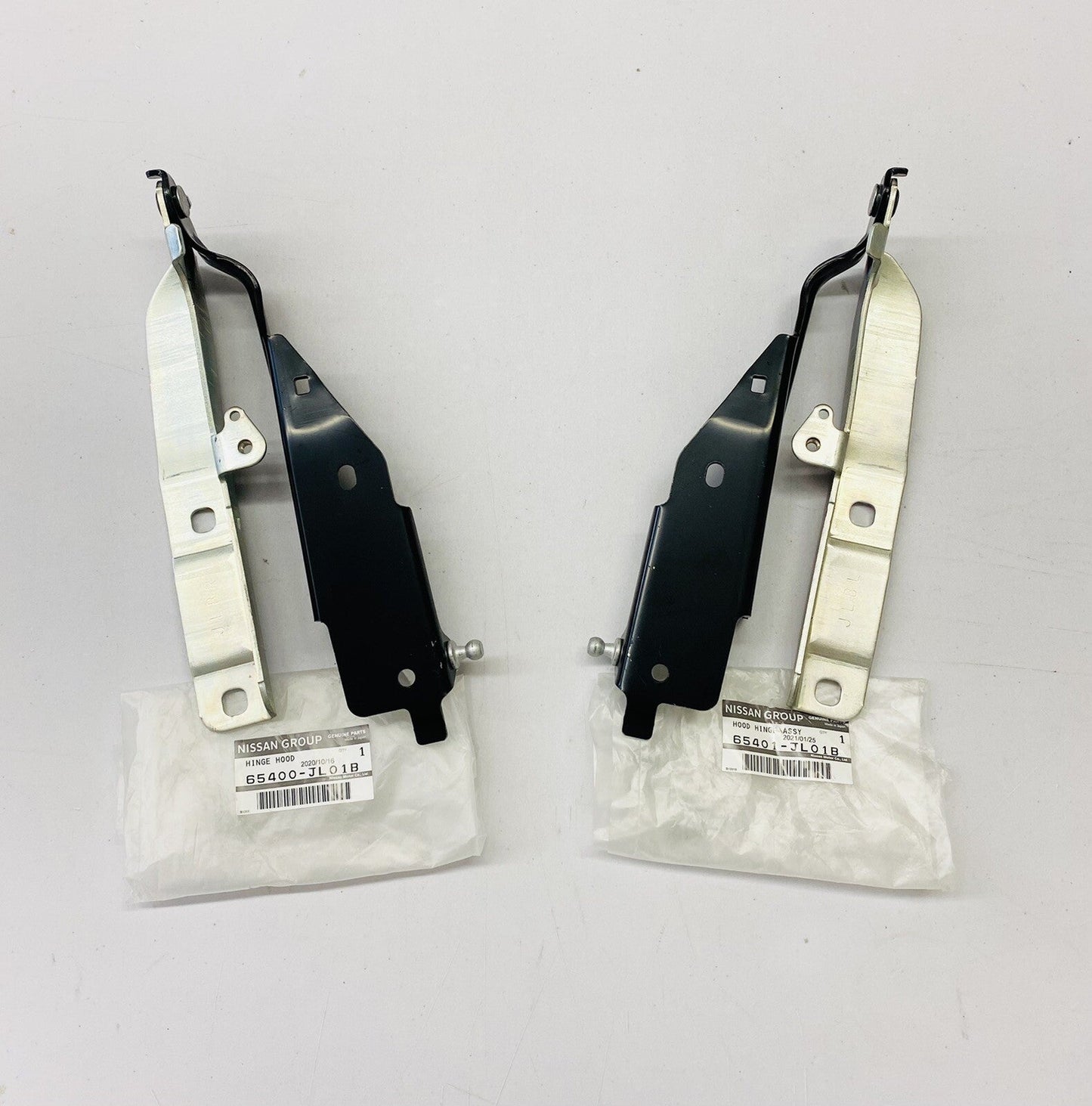 NEW GENUINE NISSAN INFINITI Q60 G37 COUPE HOOD HINGE LEFT + RIGHT  SET OF 2