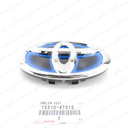 NEW GENUINE TOYOTA  HYBRID FRONT RADIATOR GRILLE EMBLEM BADGE 75310-47010