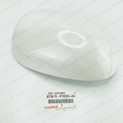GENUINE FOR TOYOTA PRIUS / V SIDE OUTER DOOR MIRROR COVER RH 87915-47020-A0